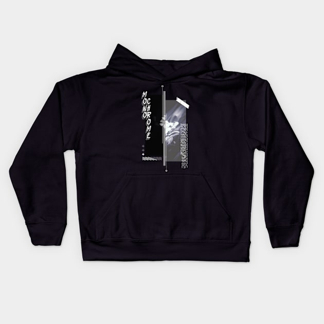 Monochrome Kids Hoodie by From_Designind